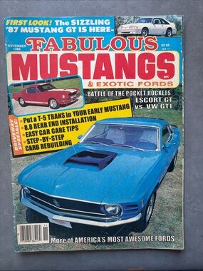Fabulous Mustangs Magazine - Blue ’70s Mustang Cover